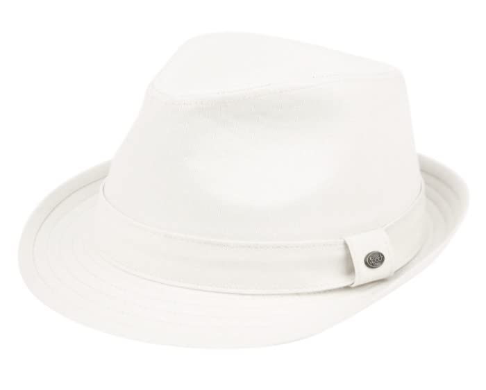 Cotton Short Brim Summer Fedora by Funky Junque