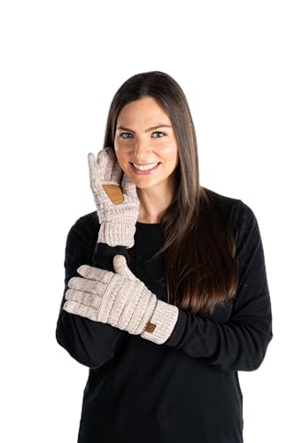 Multicolor Knit Fleece Lined Gloves by Funky Junque