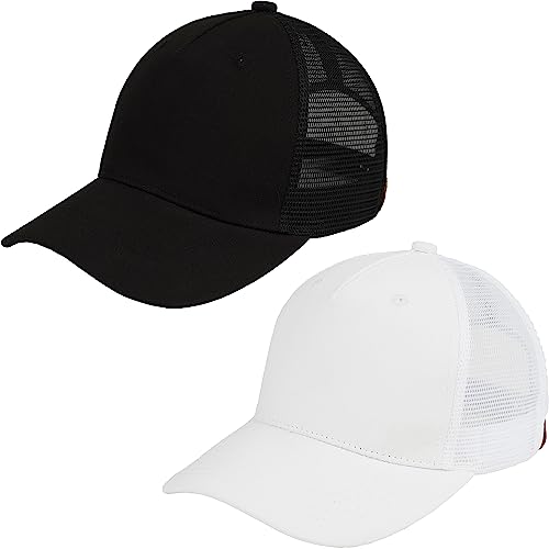 Solid Five Panel Trucker Hat by Funky Junque