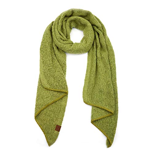 Boucle Knit Winter Scarf by Funky Junque