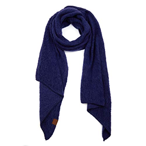 Boucle Knit Winter Scarf by Funky Junque