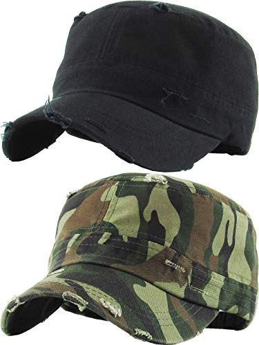 Distressed Cadet Hat by Funky Junque