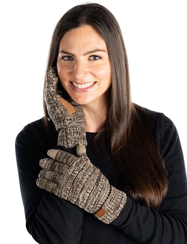 Multicolor Knit Fleece Lined Gloves by Funky Junque