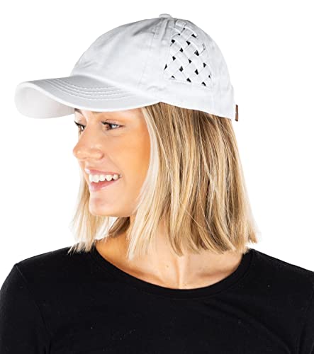 Basketweave Dad Hat by Funky Junque