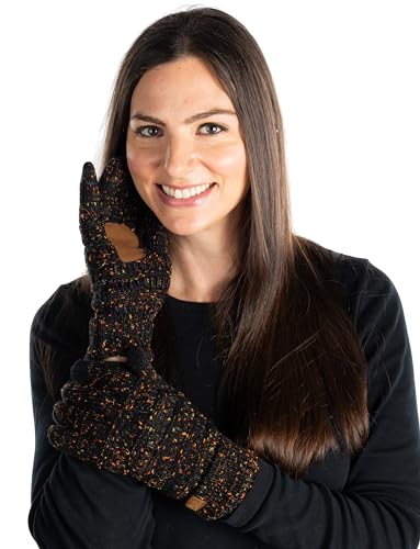 Confetti Knit Fleece Lined Gloves by Funky Junque