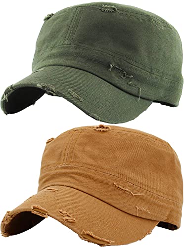 Distressed Cadet Hat by Funky Junque