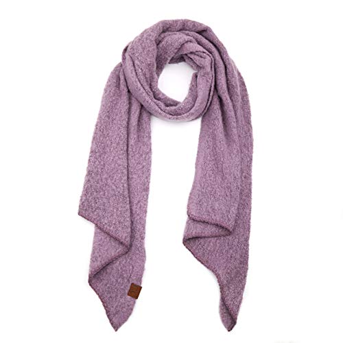 Boucle Knit Winter Scarf by Funky Junque