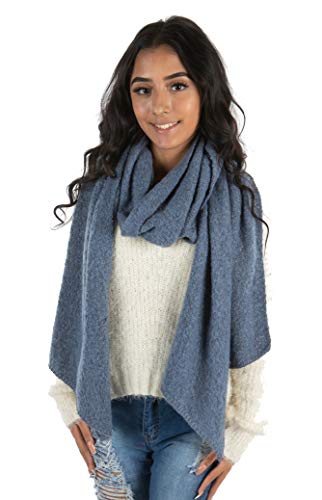 Boucle Knit Winter Scarf by Funky Junque