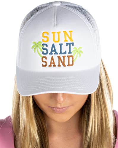 Sun Salt Sand Trucker Hats by Funky Junque
