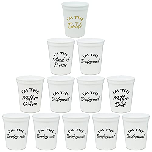 Bridal I'm The 16 Oz Party Cups by Funky Junque