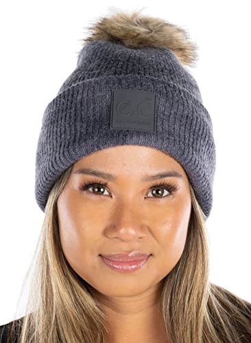 Tie Dye Cotton Candy Pom Beanie by Funky Junque