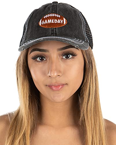 Gameday Distressed Vintage Patch Baseball Cap by Funky Junque