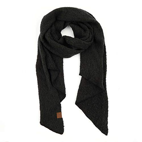 Boucle Knit Winter Scarf by Funky Junque