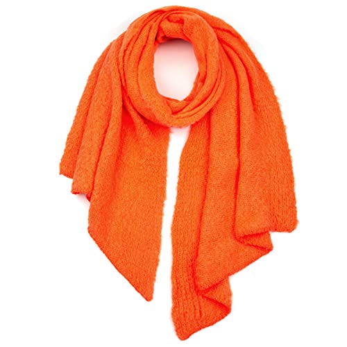 Boucle Knit Winter Scarf by Funky Junque