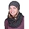 Solid Knit Beanie & Infinity Scarf Matching Set by Funky Junque