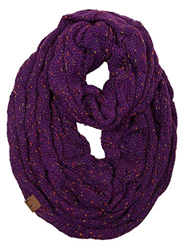 Confetti Knit Infinity Scarf by Funky Junque
