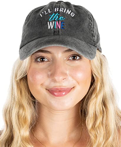 I'll Bring The Washed Dad Hat by Funky Junque