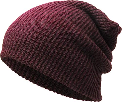 Solid Slouchy Beanie by Funky Junque