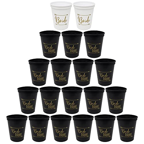 Bachelorette Bride & Bride Tribe 16 Oz Party Cups by Funky Junque