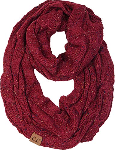 Confetti Knit Infinity Scarf by Funky Junque