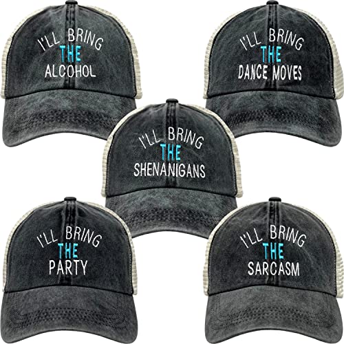 I'll Bring The - Cotton Mesh Baseball Cap by Funky Junque