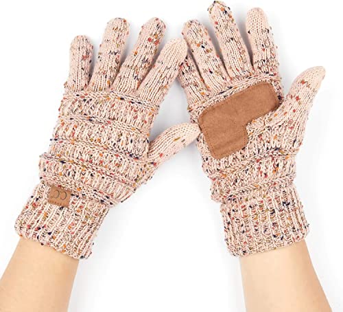 Confetti Knit Fleece Lined Gloves by Funky Junque