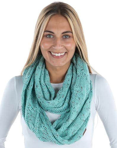 Confetti Knit Infinity Scarf by Funky Junque