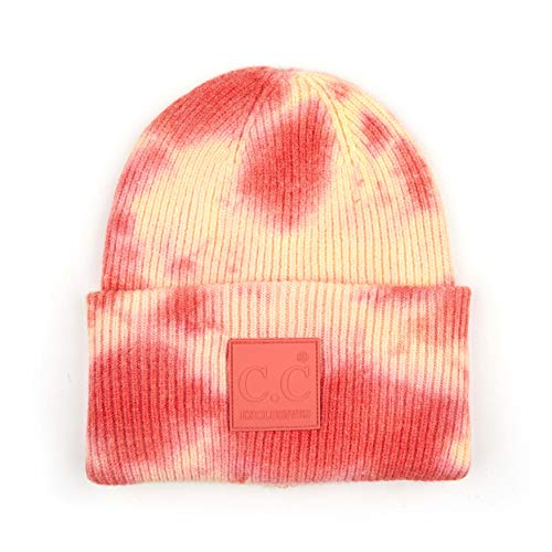 Tie Dye Cuffed Beanie by Funky Junque