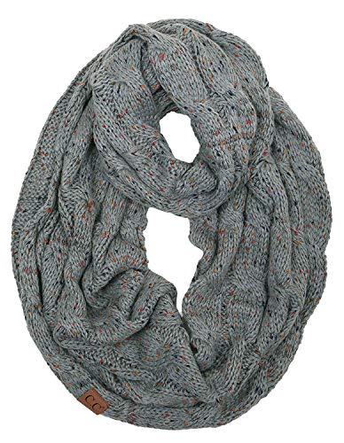 Confetti Knit Infinity Scarf by Funky Junque