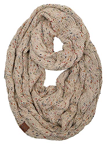 Confetti Knit Infinity Scarf by Funky Junque