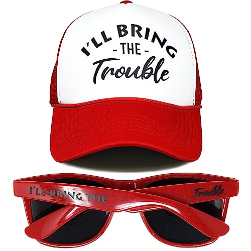 Foam Trucker & Sunglasses Bundle - I'll Bring The Shenanigans Pack by Funky Junque