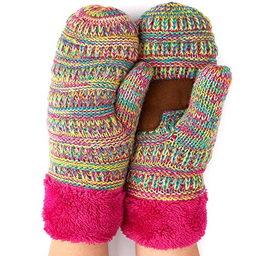 Multicolor Lined Mittens by Funky Junque