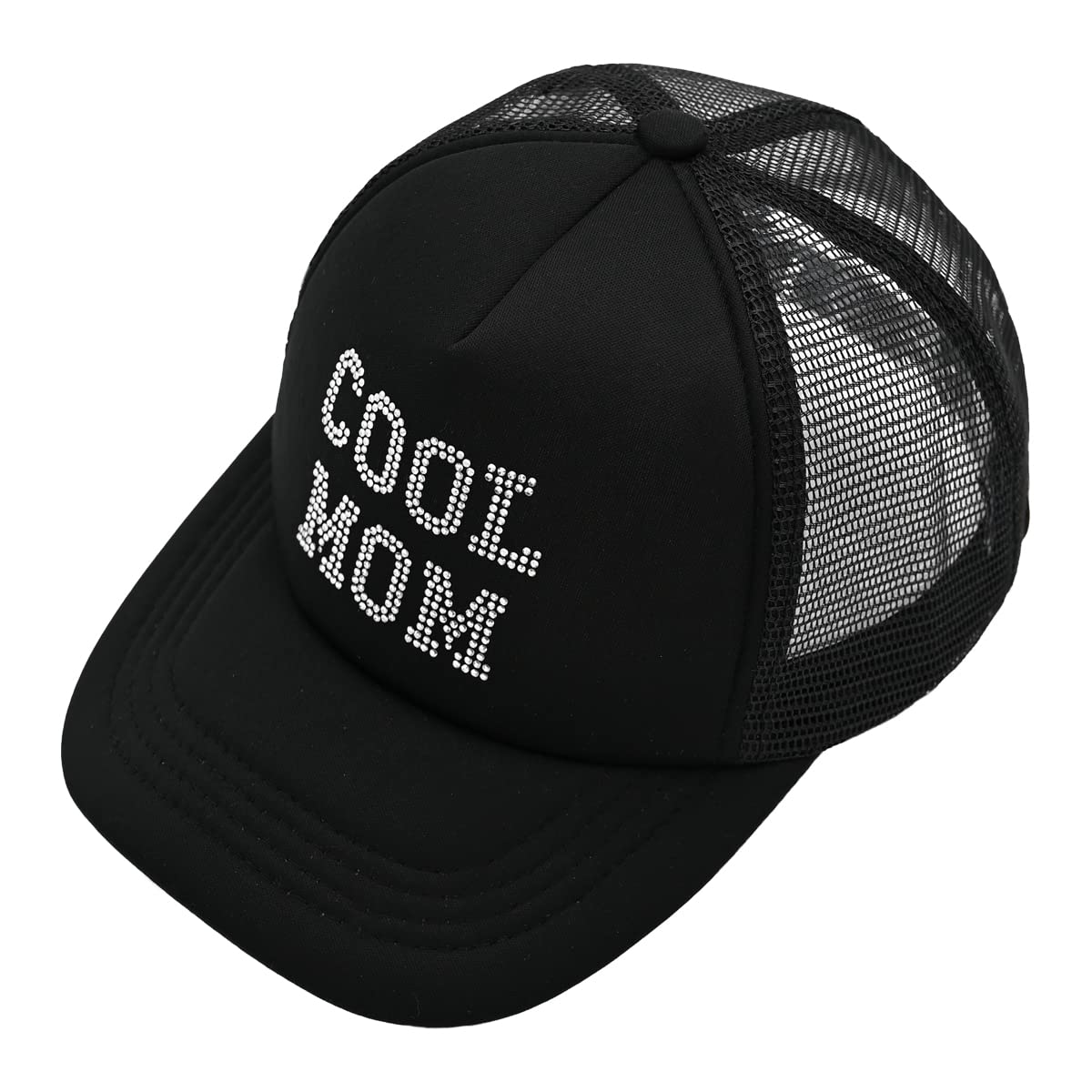 Cool Mom - Rhinestone Embellished Trucker Hats by Funky Junque