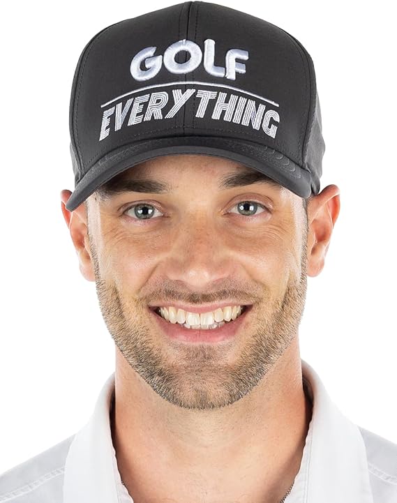 Six Panel Performance Golf Hats by Funky Junque
