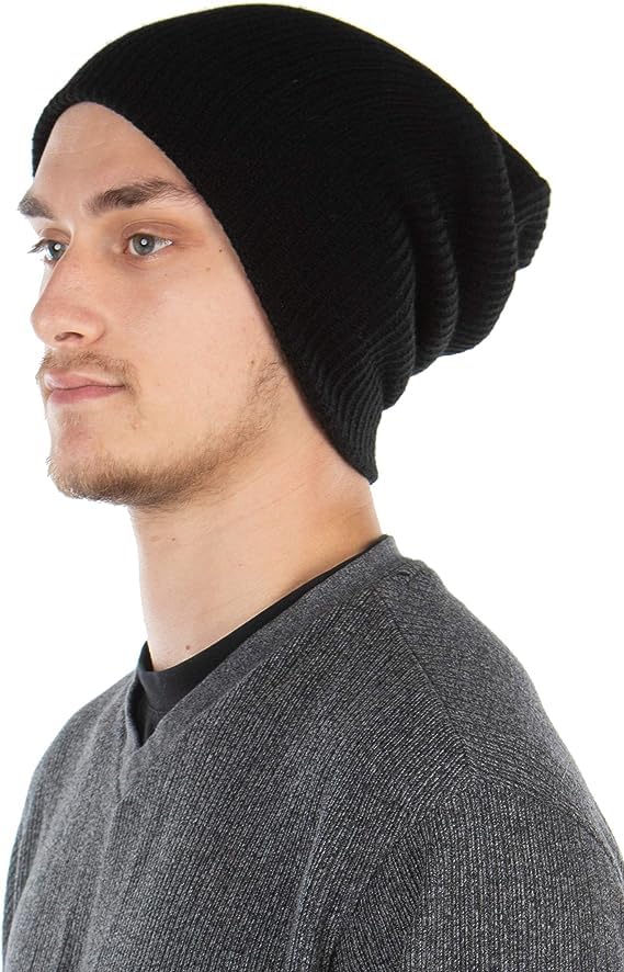 Solid Slouchy Beanie by Funky Junque