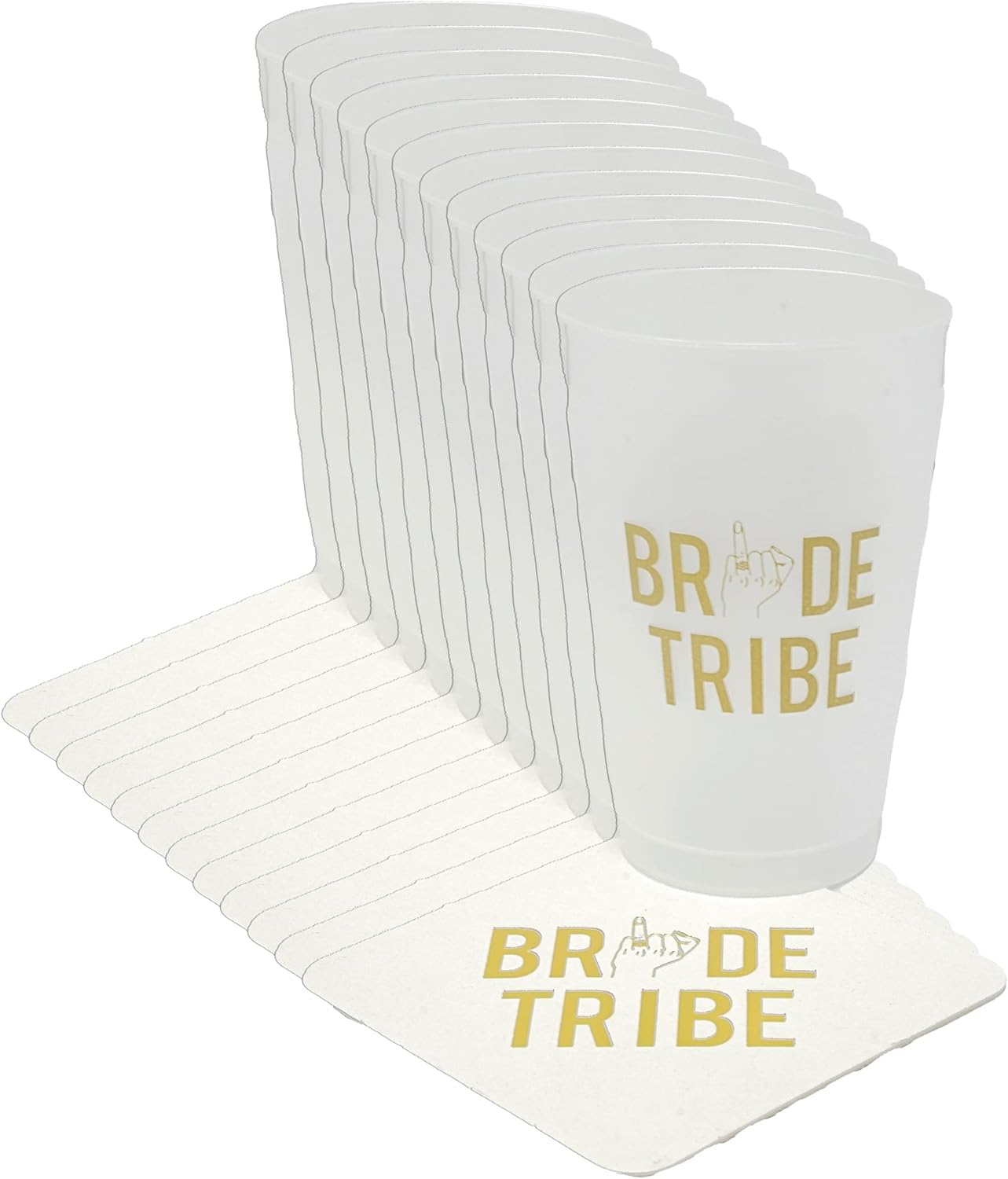 Party Essentials Cups Napkins and Coasters by Funky Junque