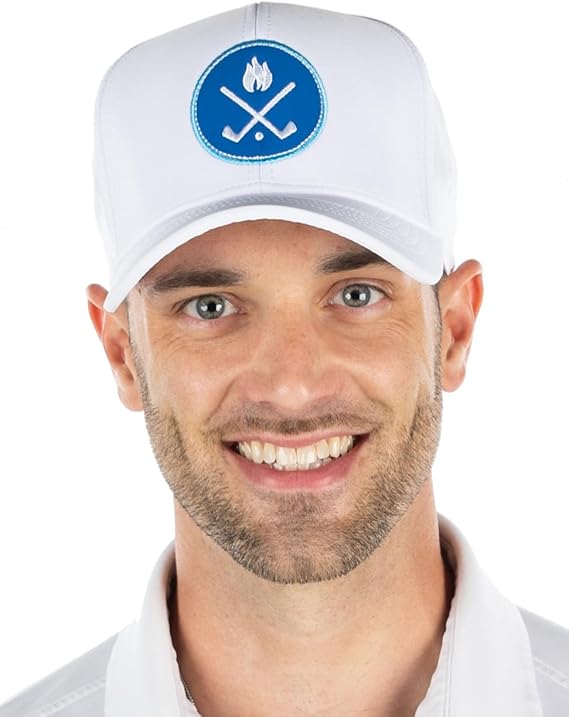 Six Panel Performance Golf Hats by Funky Junque