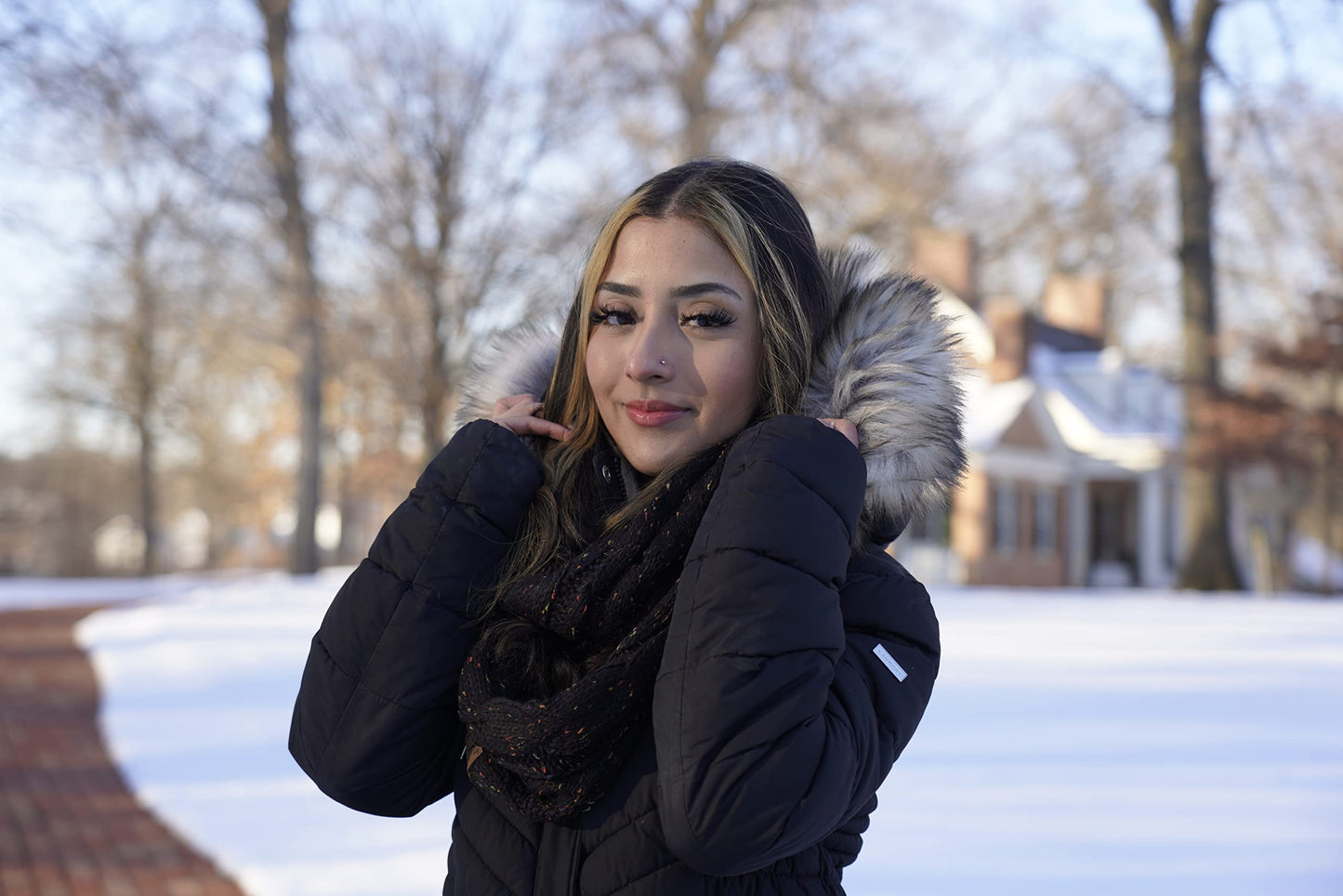 Solids Oversized Slouchy Beanie & Infinity Scarf Set by Funky Junque