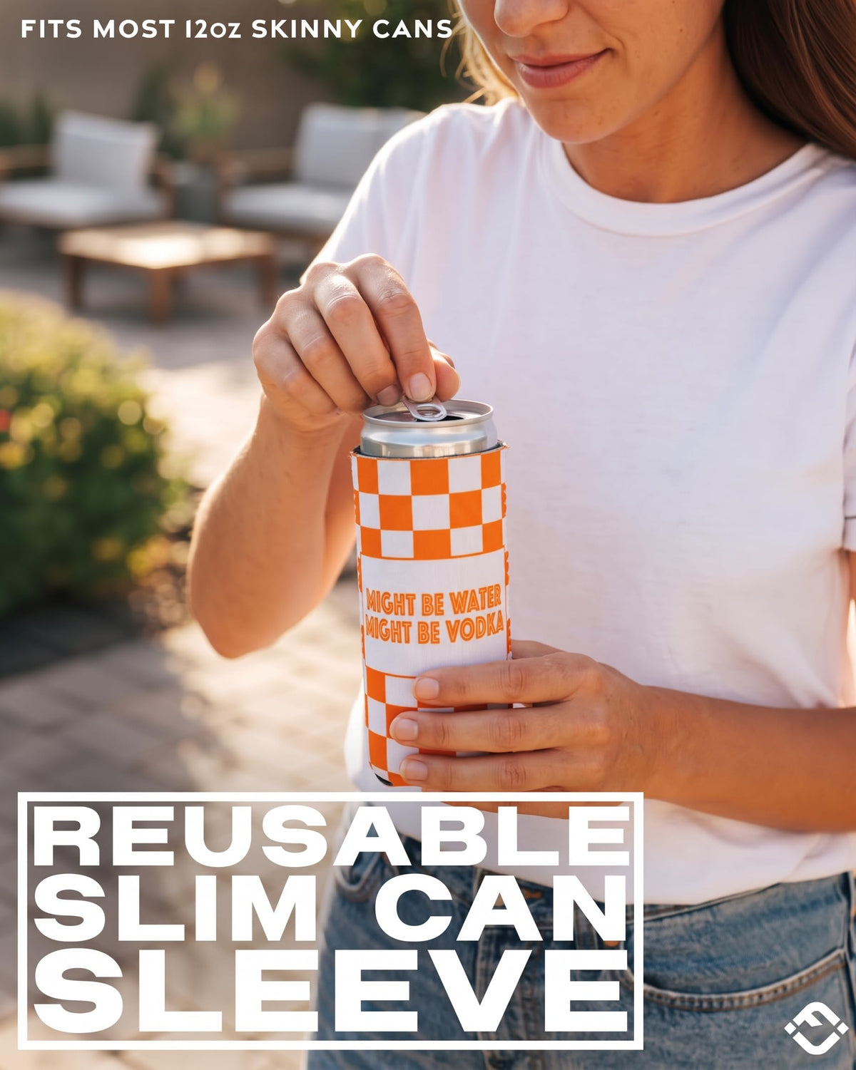 Slim Can Cooler 12 oz - Sayings