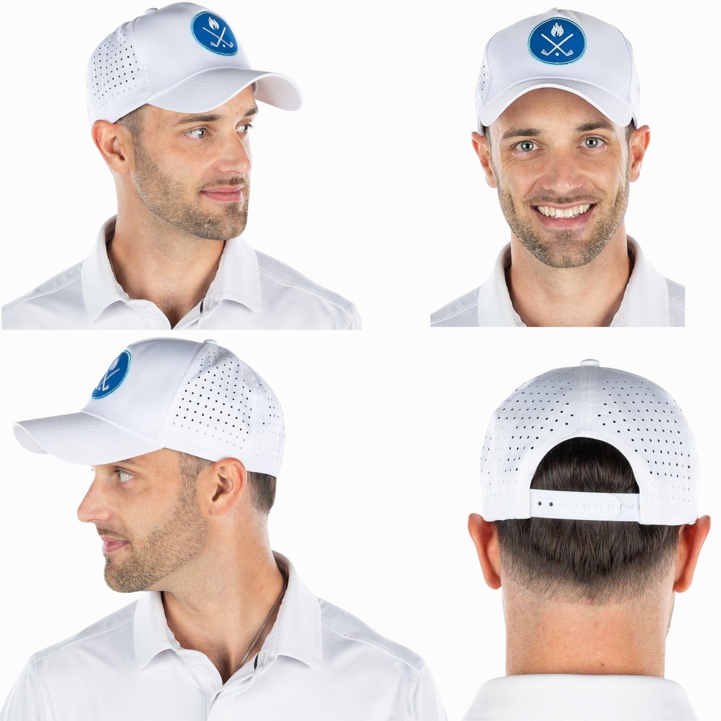 Golf Themed Laser Cut Golf Cap by Funky Junque