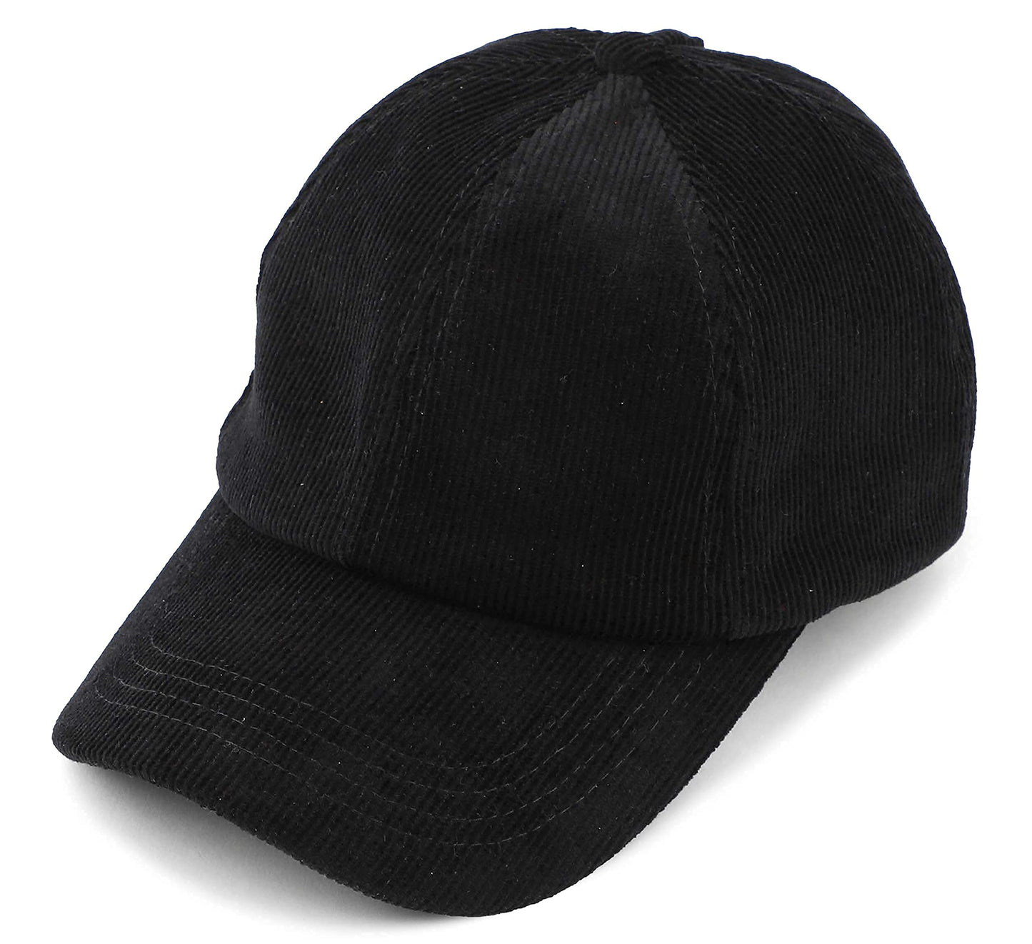 Corduroy Criss Cross Ponytail Hat by Funky Junque