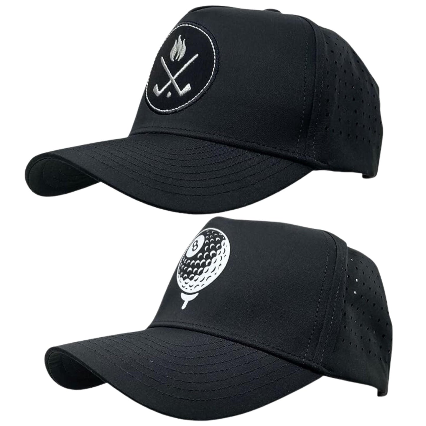 Golf Themed Laser Cut Golf Cap by Funky Junque