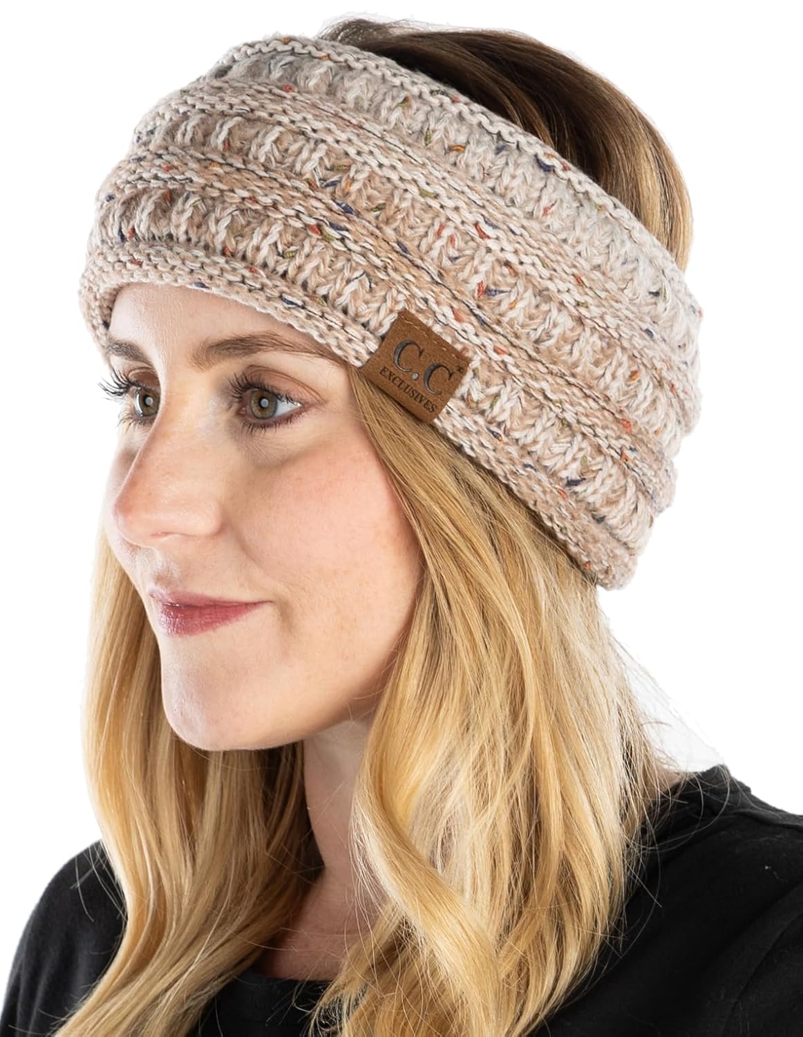 Fleece Lined Ponytail Headwrap