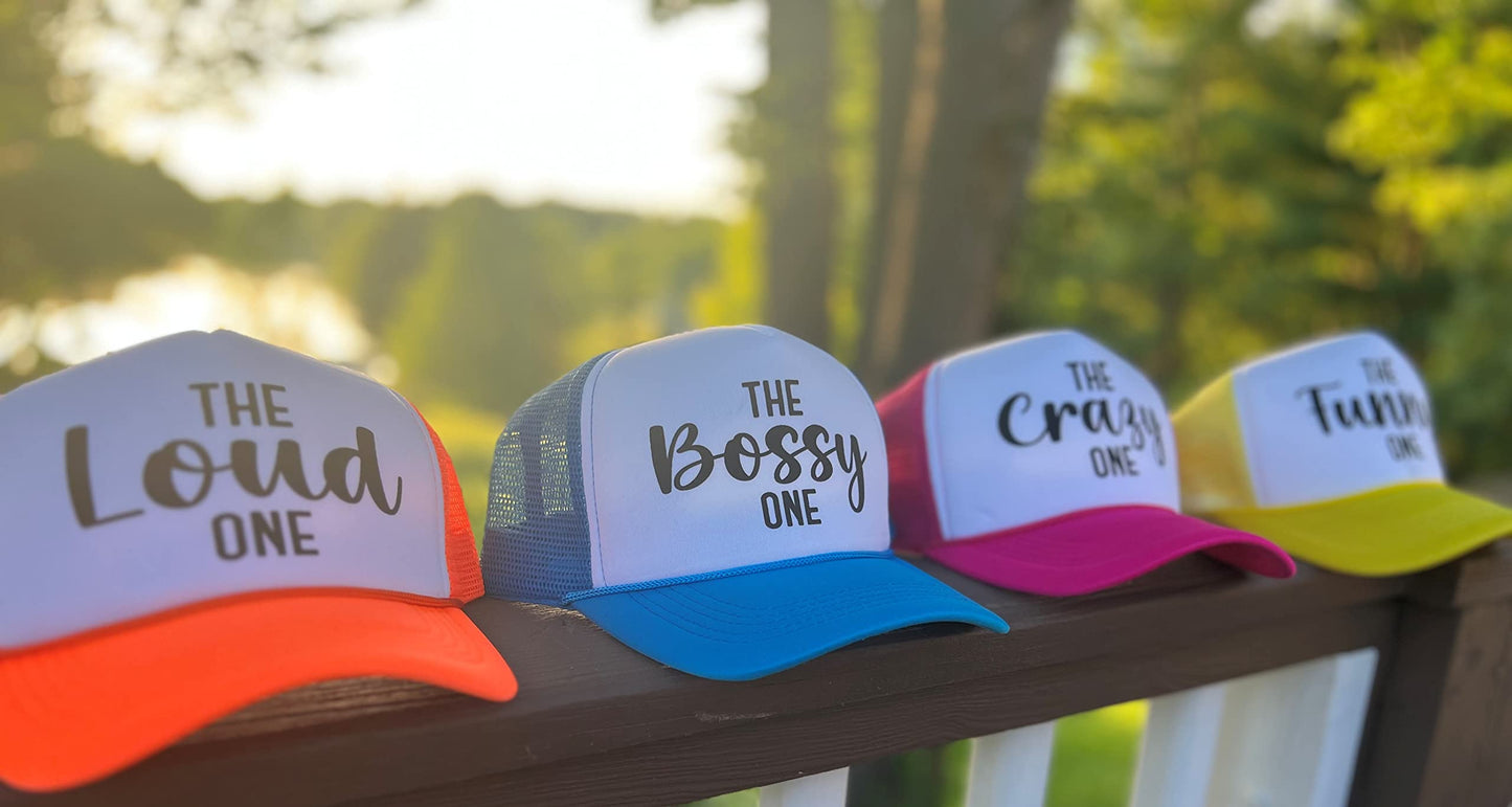 Funky Junque Trucker Hats Women Funny Baseball Cap The One Bachelorette Party Girls Bach Bridal Hat Snapback Foam Retro Mesh - The One (Bundles)