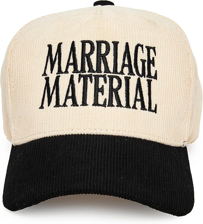 Two Tone Vintage Corduroy Trucker Hats - Sayings