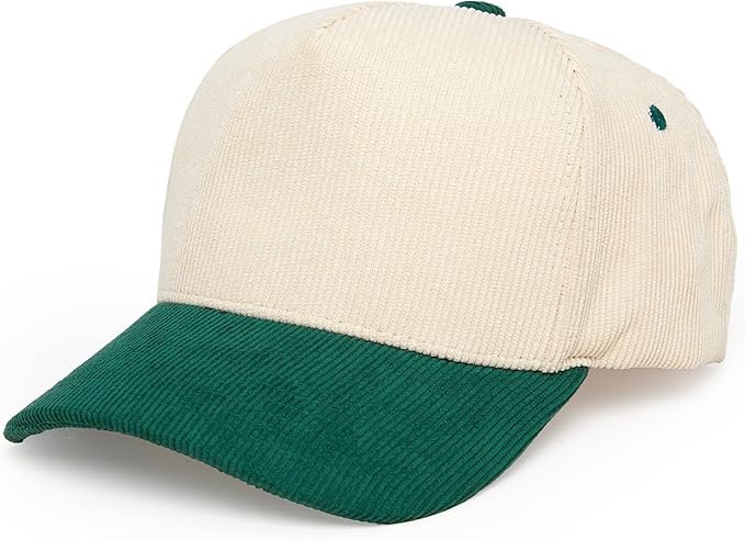 Two Tone Vintage Corduroy Trucker Hats - Blanks