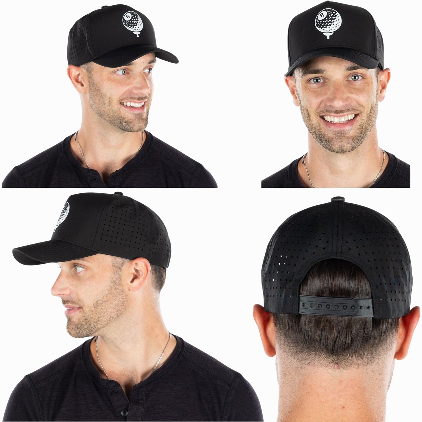Golf Themed Laser Cut Golf Cap by Funky Junque