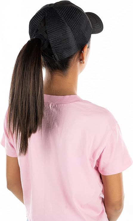 Chaos Coordinator Criss Cross Ponytail Hat by Funky Junque