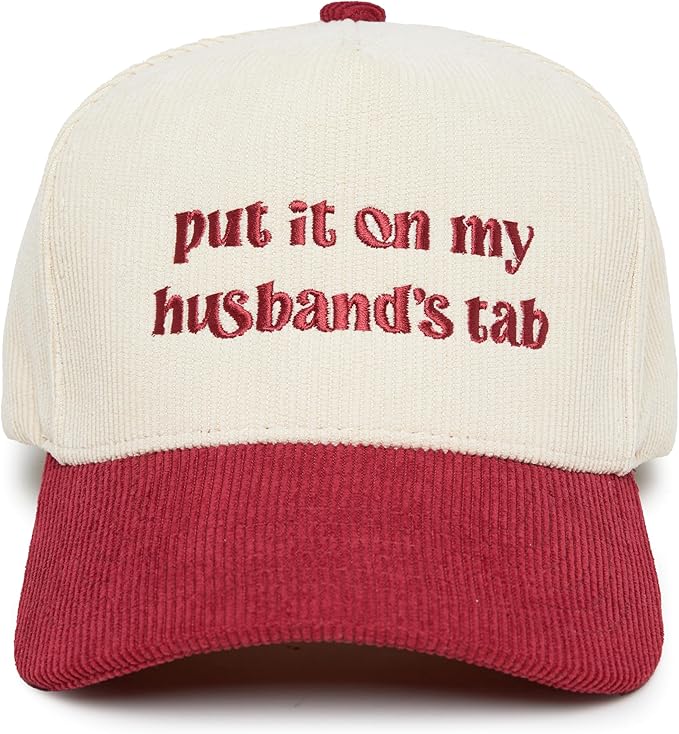 Two Tone Vintage Corduroy Trucker Hats - Sayings
