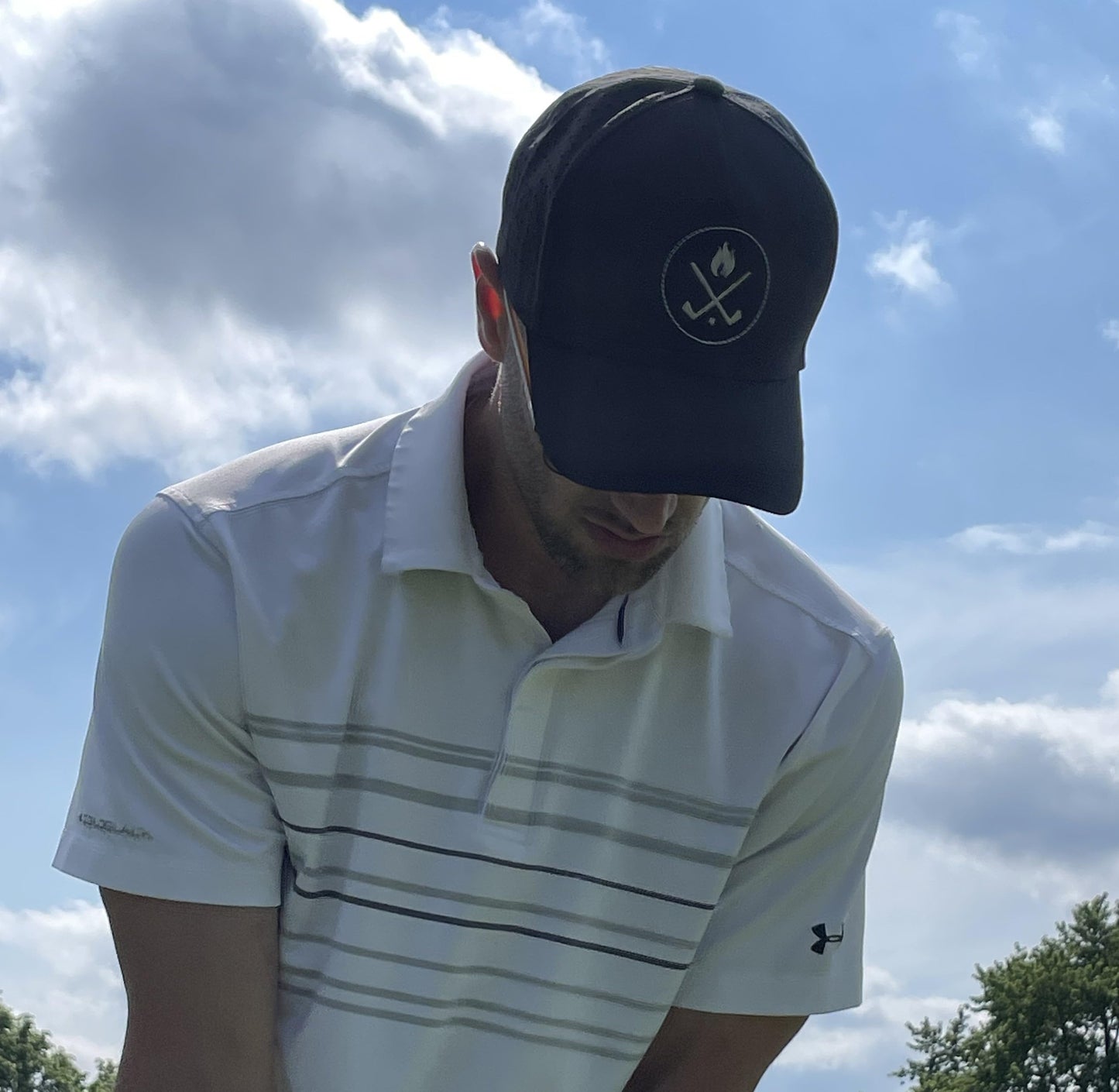 Golf Themed Laser Cut Golf Cap by Funky Junque
